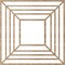 Ekena Millwork Raven Wood Fretwork Pierced Ceiling Medallion, Red Oak, 30"OD x 11"ID x 1/4"T CMWP30X30X0250RARO - alternate 2